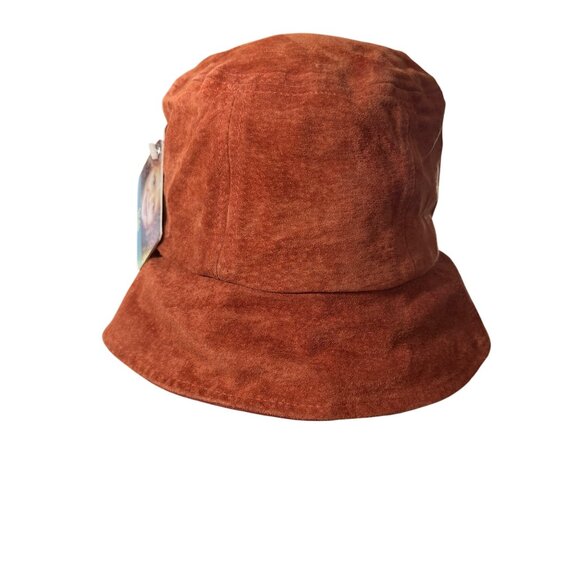 Wilsons Leather Kids Bucket Hat Suede Rust L Soft Durable Casual Outdoor - Picture 3 of 8